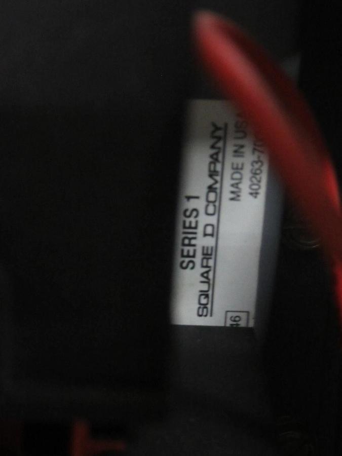 Used SQUARE D MCC FUSIBLE STARTER BUCKET 18" MODEL: 5 NEMA 1 W/8536-SCO3 *NO DOOR*