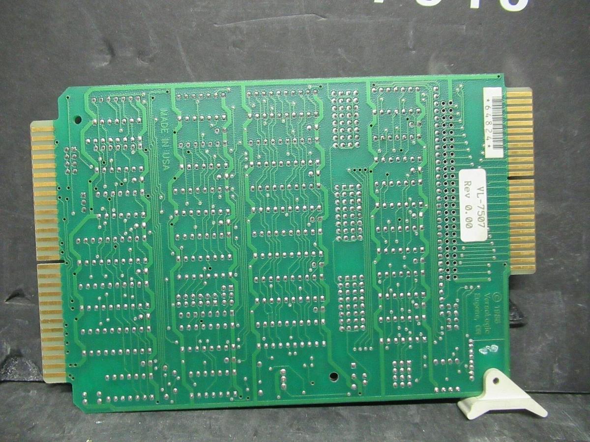 Used VERSALOGIC VL-7507 REV 0.0 CIRCUIT BOARD PC ASSEMBLY STD BUS **WARRANTY**