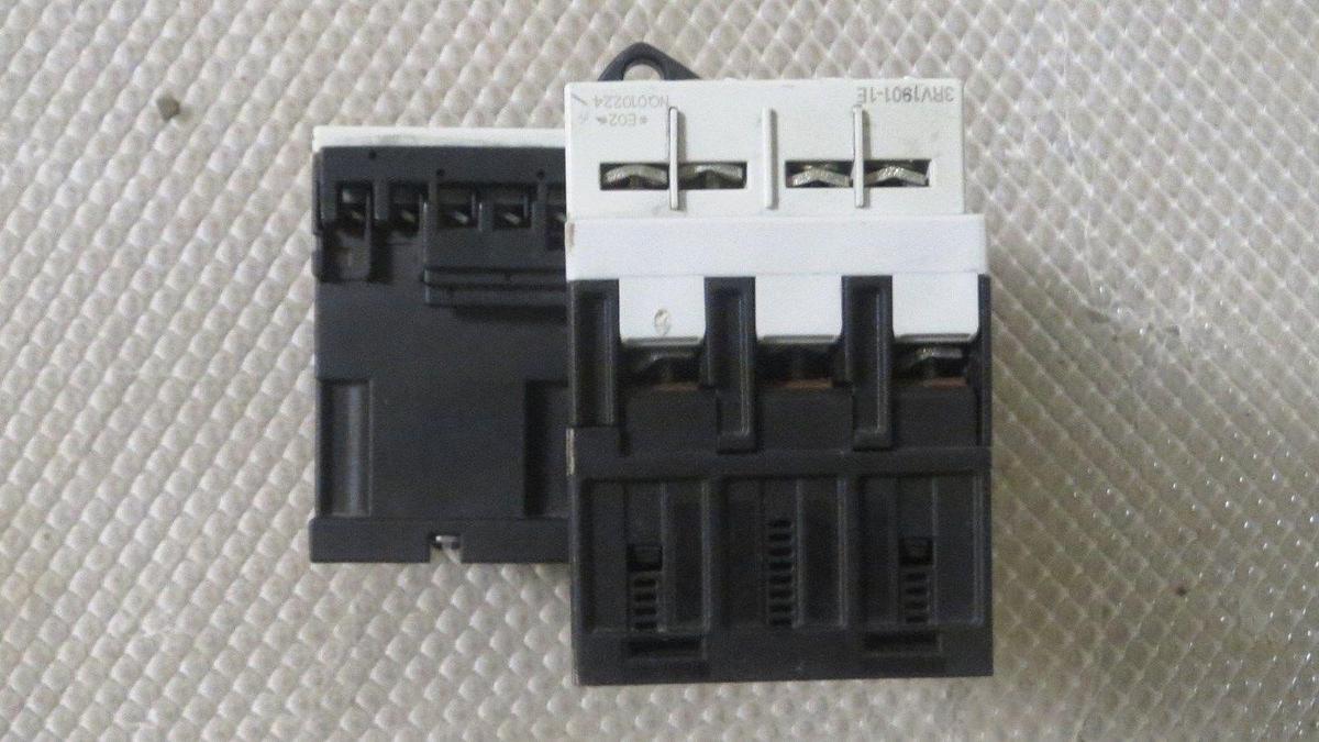 Used SIEMENS SIRIUS MOTOR START SET 1.4-2 AMP # 3RV1011-1BA15 W/ 3RT1016-1BB42 X 2