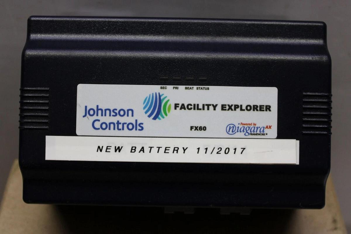 Used JOHNSON CONTROLS FACILITY EXPLORER LP-FX6011N-0 15 VDC 15 WATT 20 VA
