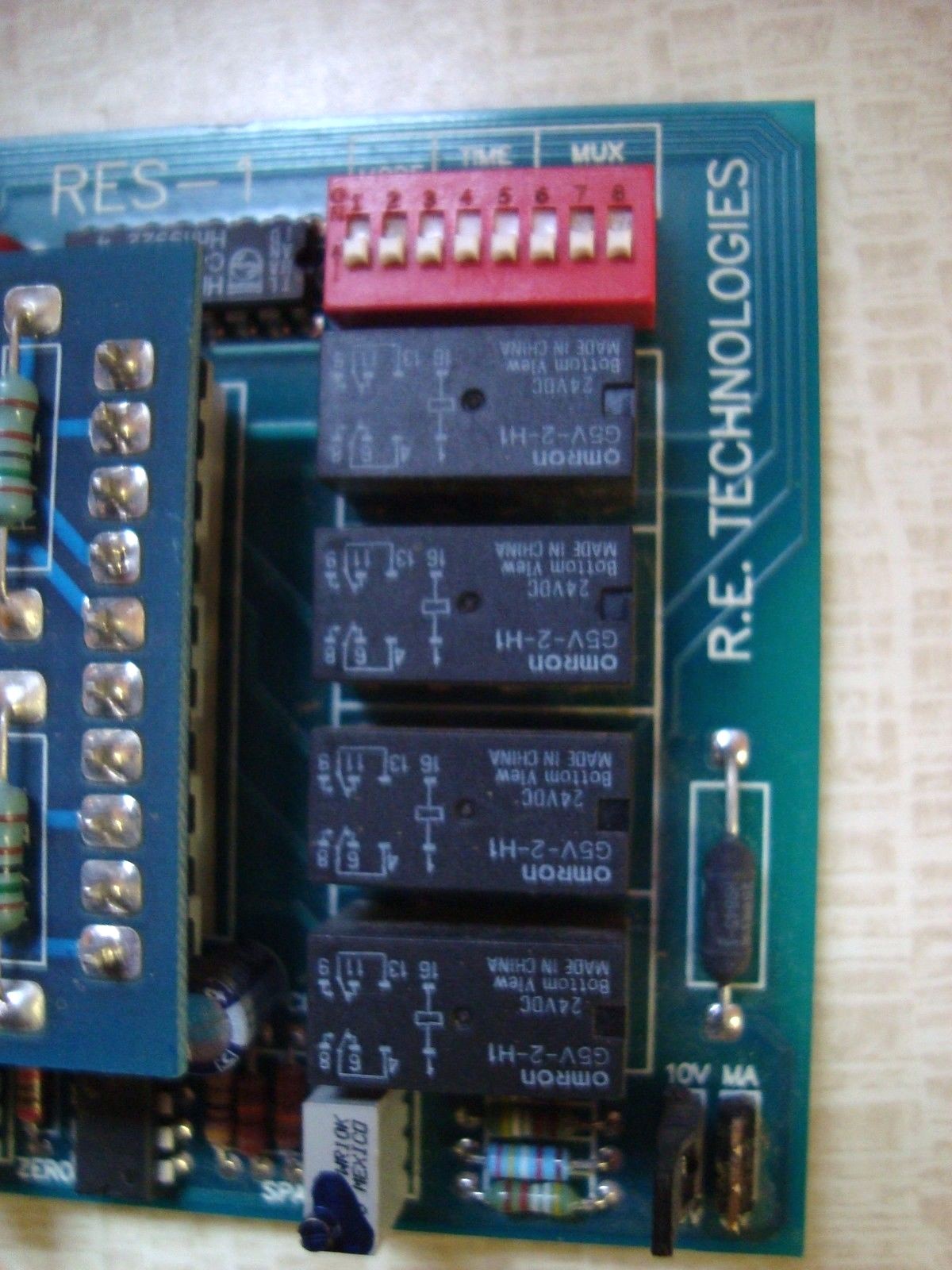 Used R.E. TECHNOLOGIES KELE 3K OHMS RESISTANCE TRANSDUCER BOARD - MODEL: RES-1