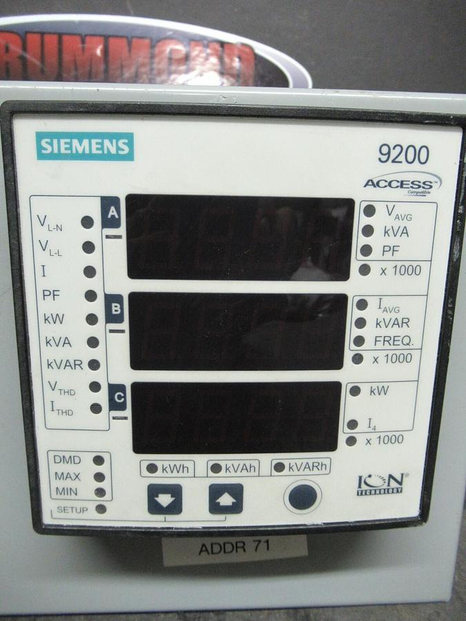 Used ITE BUS PLUG XQ45RGIG 50 AMP 240V 3P4W+GROUND XJ-L 15 AMP BREAKER SIEMENS 9200