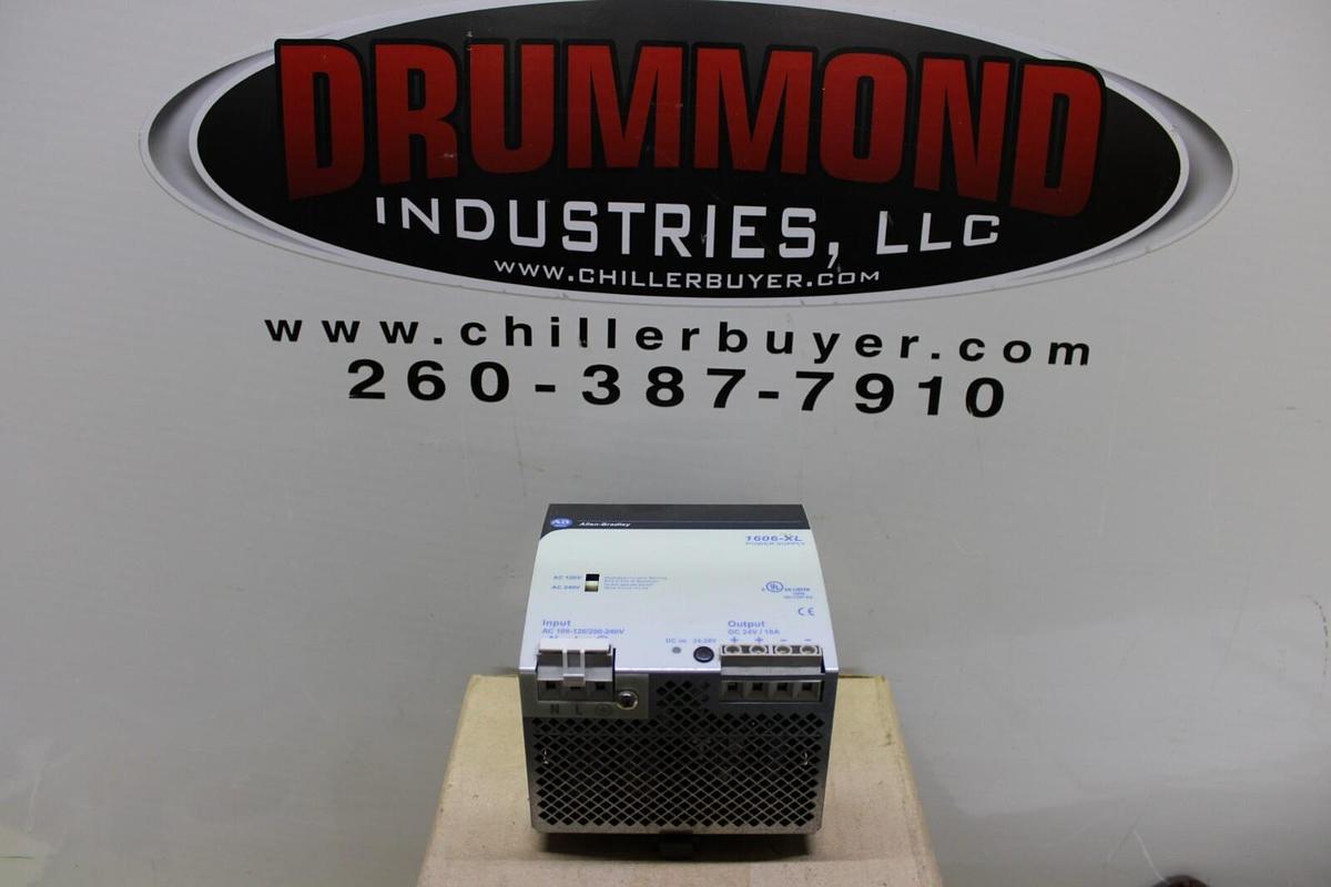 Used ALLEN BRADLEY POWER SUPPLY 1606-XL240E 240 VAC 6 AMP 288 WATT 50-60 HZ
