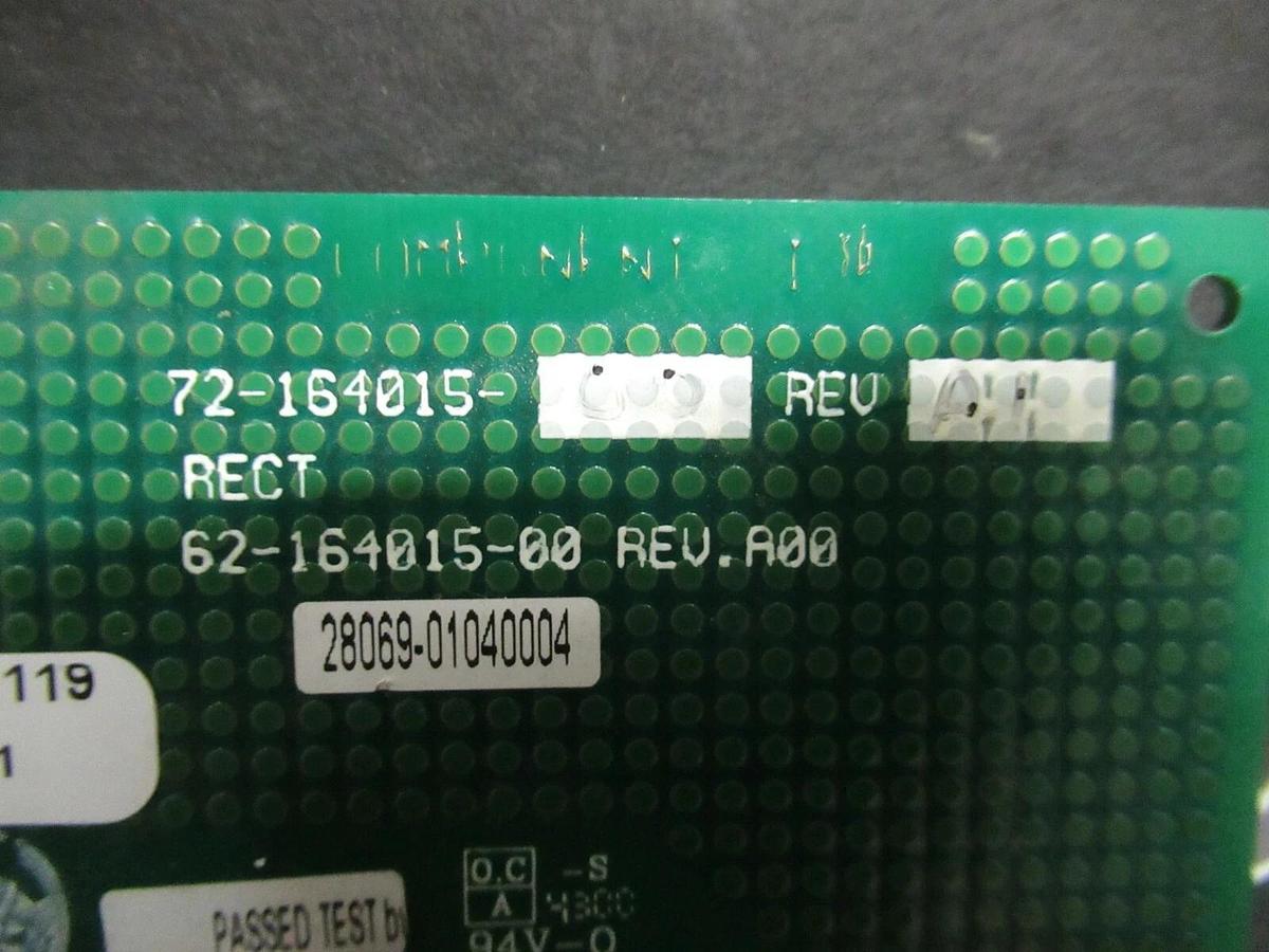 Used MGE UPS SYSTEMS 72-164015-00 REV A1 RECTIFIER 62-164015-00 A00 CIRCUIT BOARD