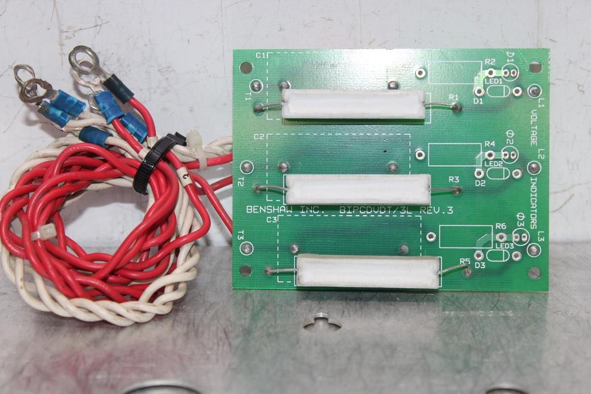 Used BENSHAW RELAY CIRCUIT BOARD BIPCDVDT/3L REV. 3 **WARRANTY INCLUDED**