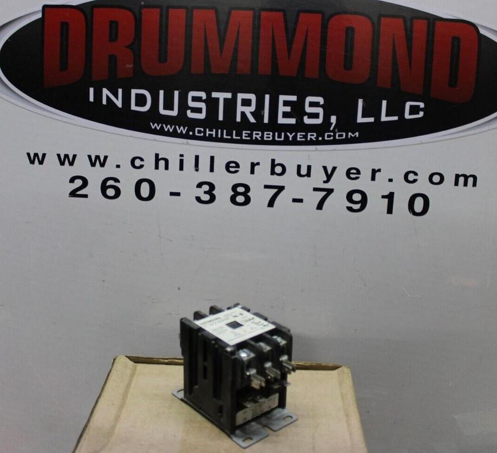 Used SIEMENS CONTACTOR 42CF35AFAID 600 VAC 40 AMP 20 HP 50 AMP/RES COIL: 120 VAC