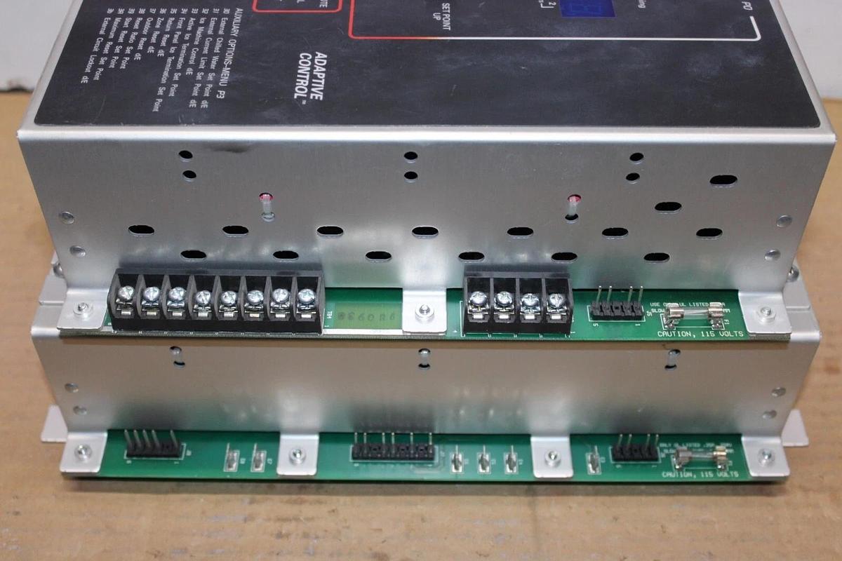 Used TRANE ADAPTIVE CHILLER CONTROL MODULE X13650362-01 REV. G W/ X13650361-02 REV. G