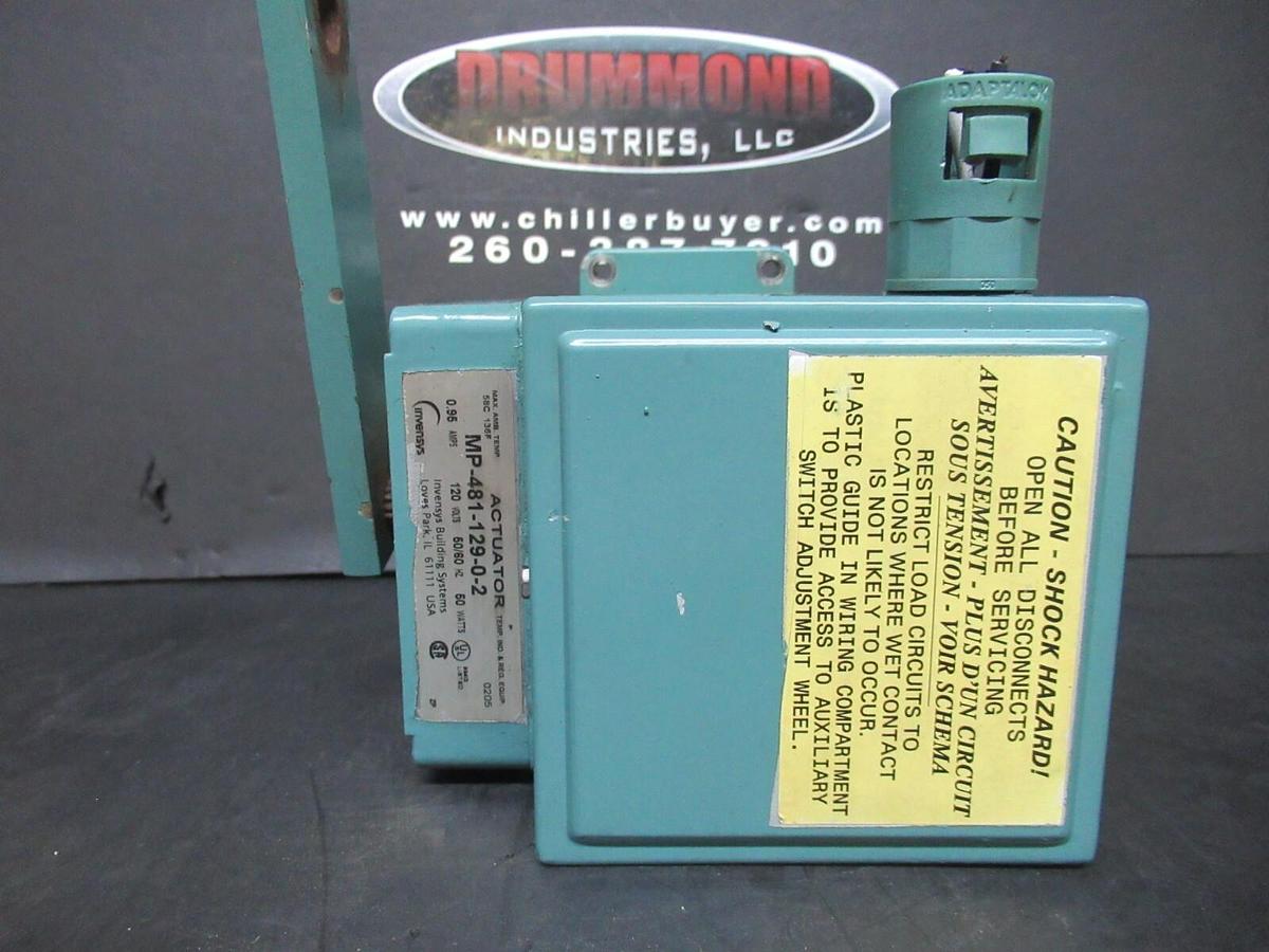 Used INVENSYS ACTUATOR MP-481-129-0-2 120 VAC 0.95 AMP 50 WATT **WARRANTY INCLUDED**
