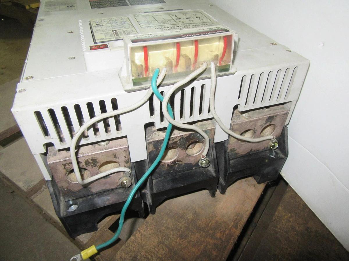 Used 650 AMP CONTINUOUS CUTLER HAMMER INSIDE THE DELTA - SOFT STARTER T801V65N3D