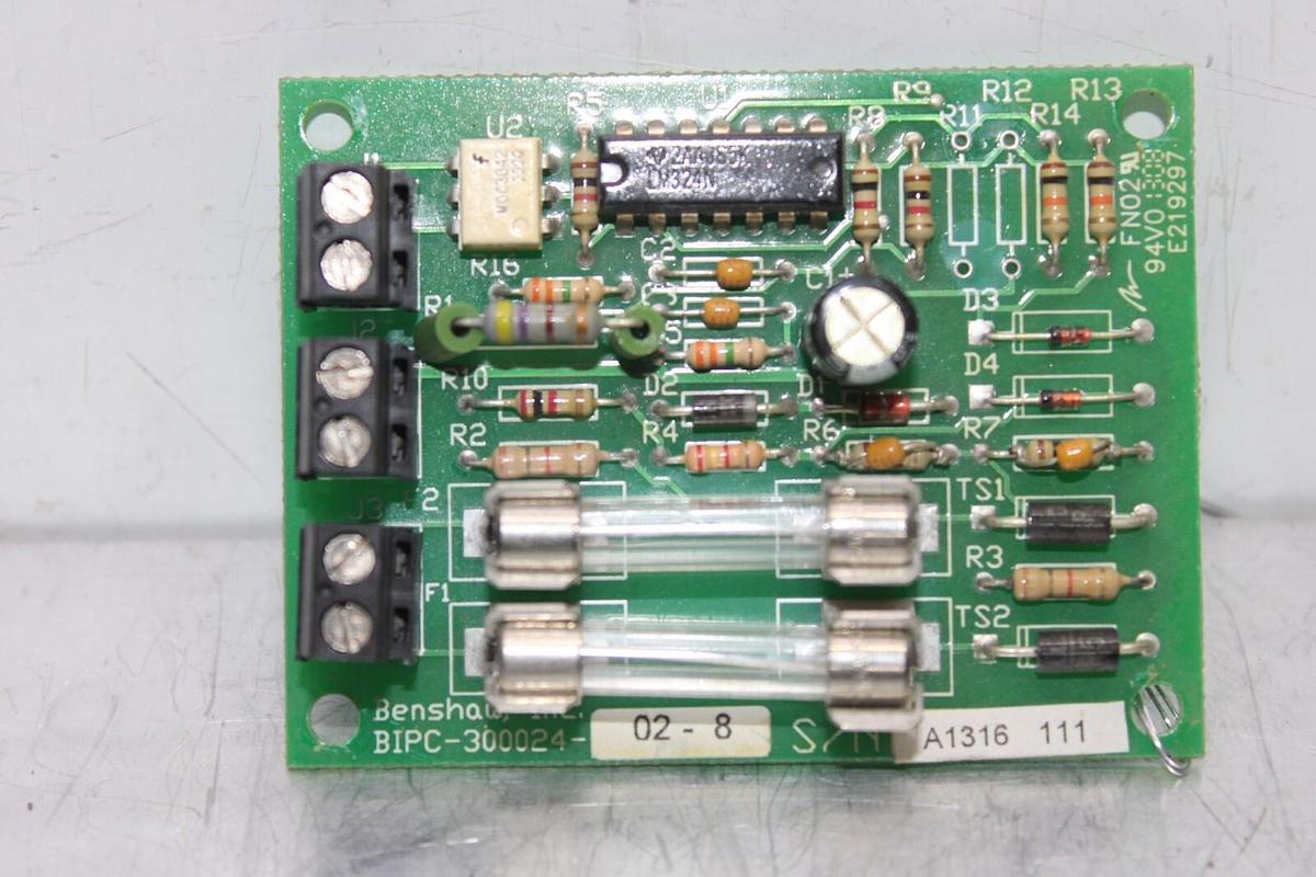 Used BENSHAW THERMISTOR INTERFACE CIRCUIT BOARD BIPC-300024-02-08 *WARRANTY*