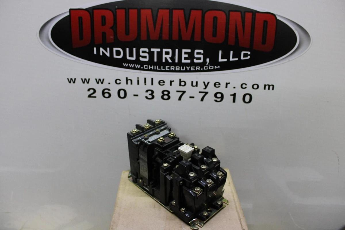Used ALLEN BRADLEY STARTER 509-B0D SER. B SIZE 1 27 AMP 3-PHASE 600 VOLT COIL: 120V