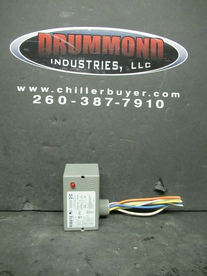 Used FUNCTIONAL DEVICES INC. ENCLOSED PRE-WIRED RELAY RIBU1C RIB 120 V SMOKE CONTROL