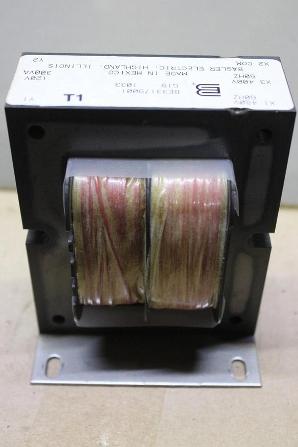 Used BASLER ELECTRIC TRANSFORMER BE33179001 480 VOLT 300 VA