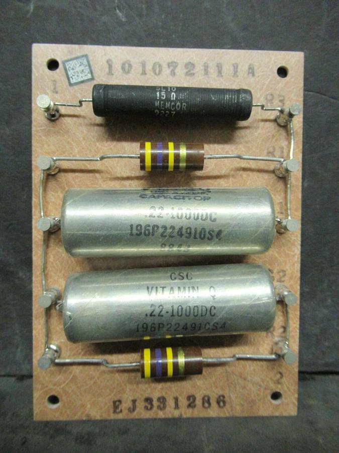 Used GENERAL ELECTRIC EXIDE 101072111A EJ331286 STATIC SWITCH CIRCUIT BOARD COMPONENT