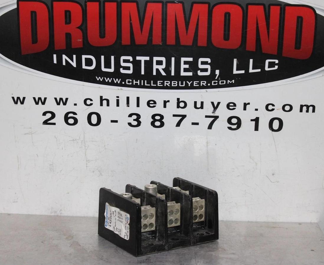 Used MARATHON TERMINAL LUG 1433553 600 VOLT 335 AMP 3-POLE **WARRANTY INCLUDED**