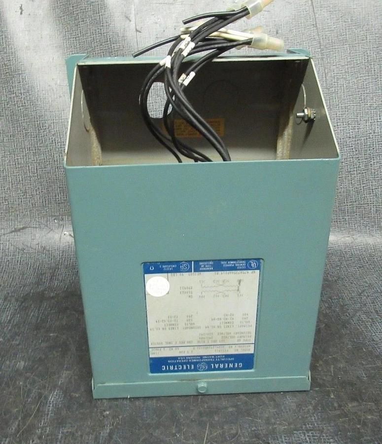 Used GENERAL ELECTRICAL GE TRANSFORMER 9T51B11 KVA: 1.5 240X480 VAC PRI 120/240 V SEC