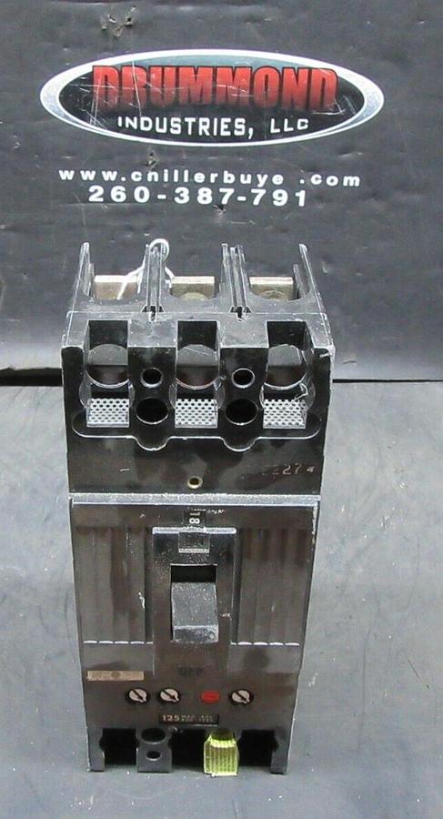Used GE CIRCUIT BREAKER TFJ236125 125 AMP 600 VAC 3-POLE **WARRANTY INCLUDED**
