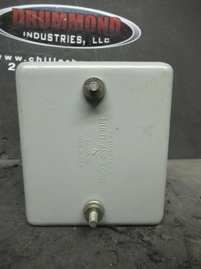Used THE STATES CO 1 POLE TEST SWITCH WITH ENCLOSURE 30A 600V C2-401-K-B DISCONNECT