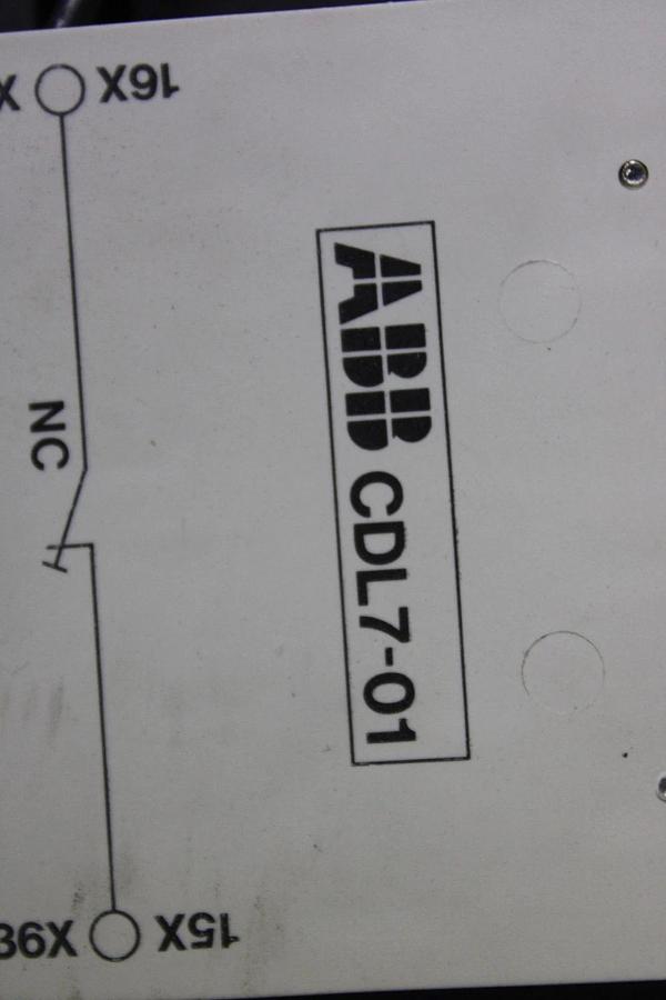 Used ABB CONTACTOR BE75C-Y21EX 105 AMP 600 VAC 3-POLE 75 HP COIL: 24 VDC