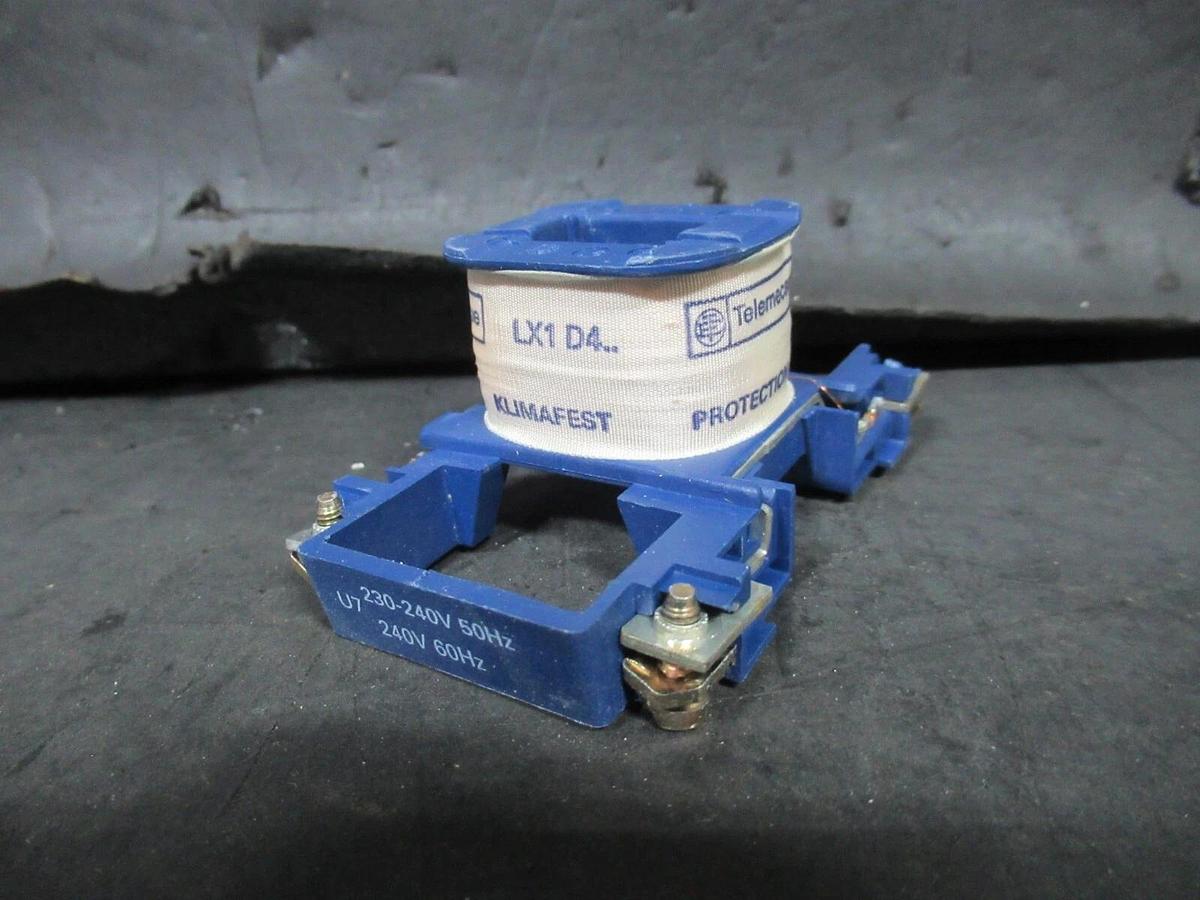 Used TELEMECANIQUE COIL LX1-D4... 240 VOLT 60 HZ **WARRANTY INCLUDED**