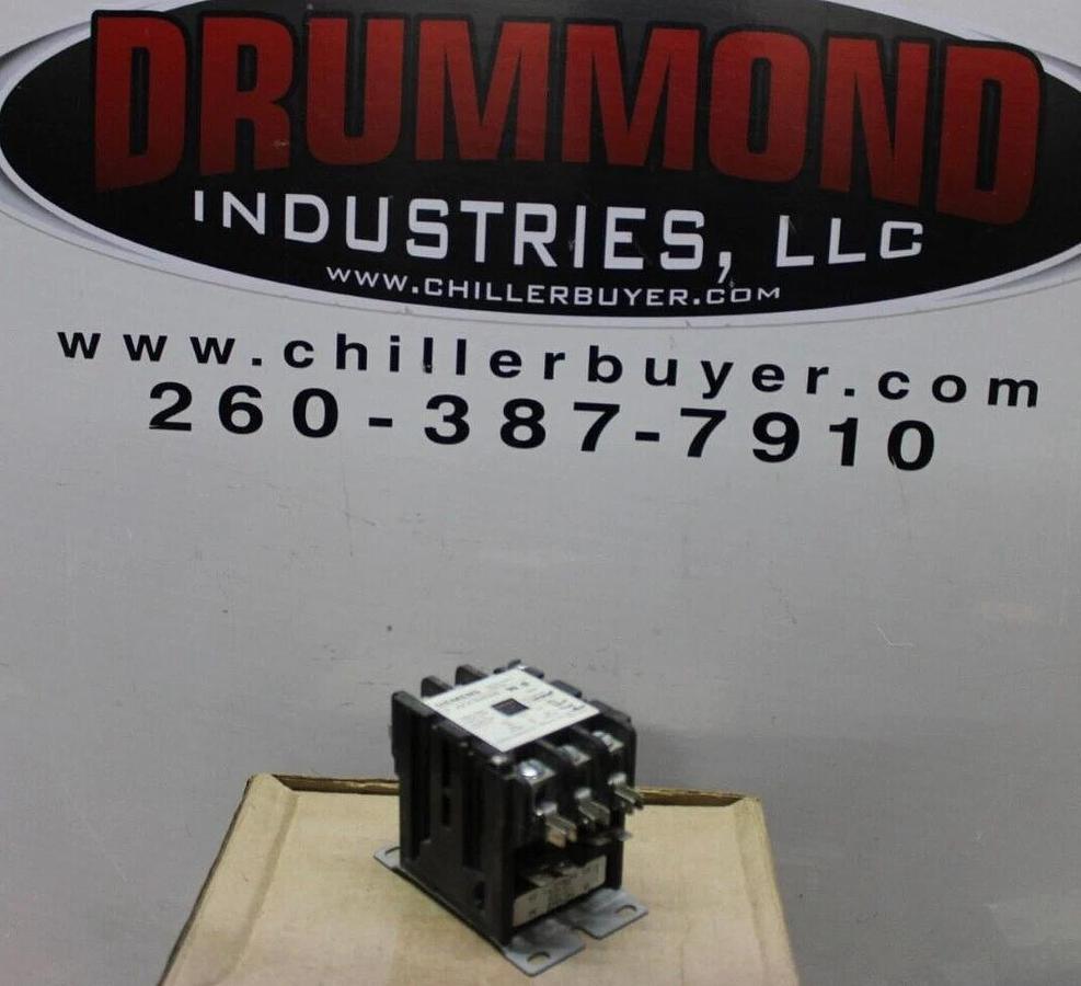 Used SIEMENS CONTACTOR 42CF35AFAID 600 VAC 40 AMP 20 HP 50 AMP/RES COIL: 120 VAC