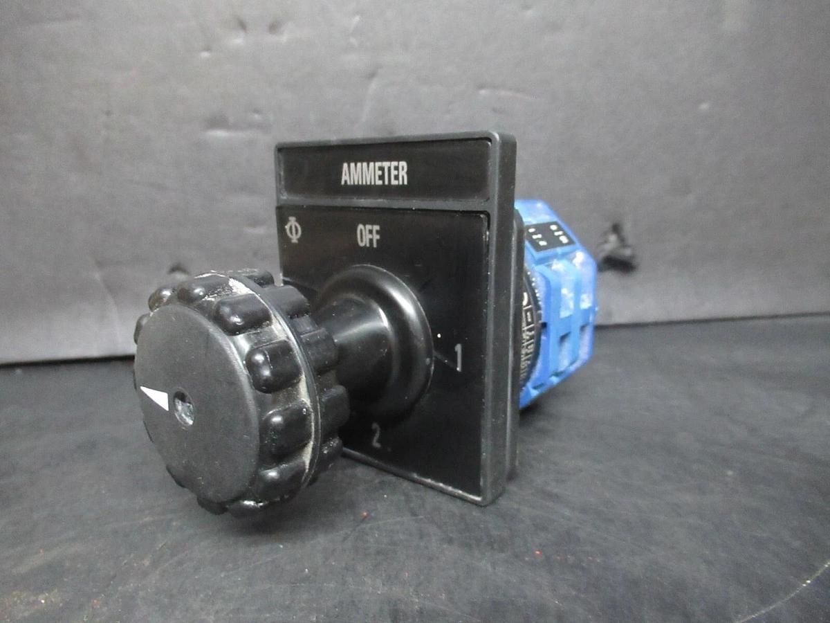 Used KRAUS + NAIMER ROTARY SWITCH A11 3 PHASE 600 VAC 10 AMP 1 HP L74149/003 AMS