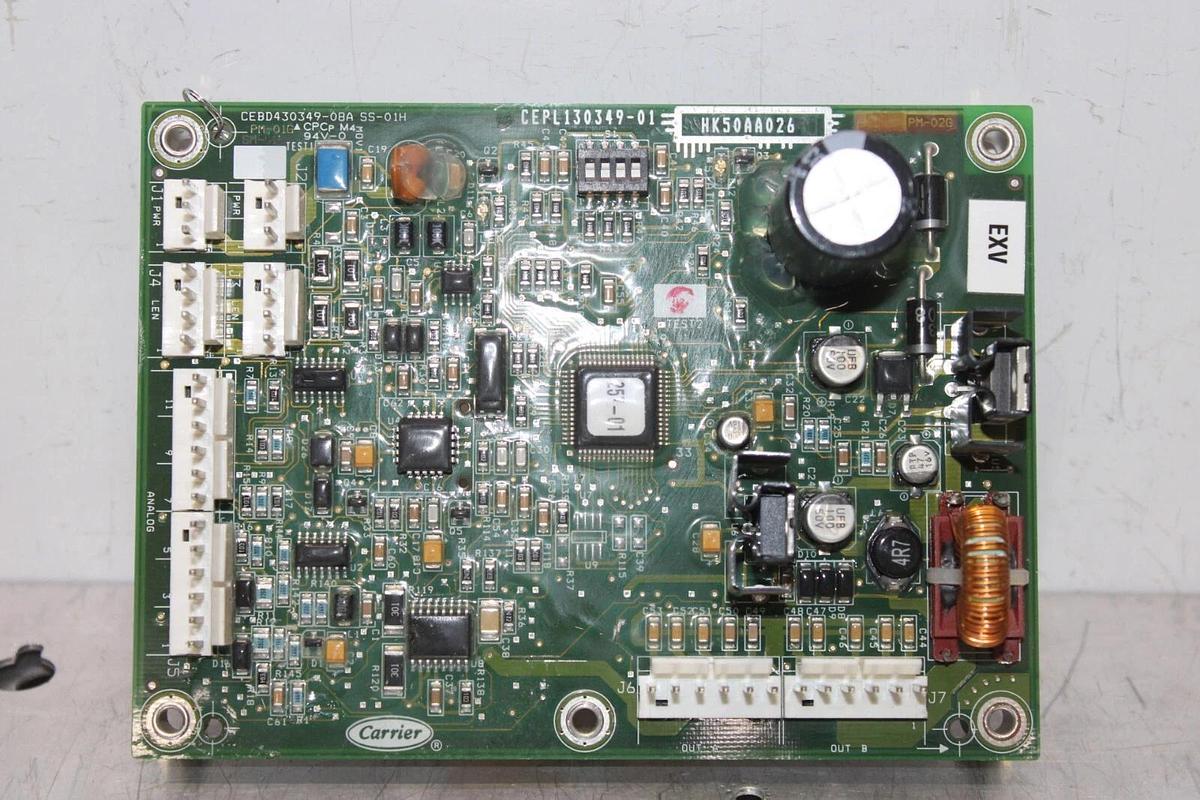 Used CARRIER HVAC CONTROL BOARD CEPL130349-01 30HX501316 CEBD430349-08A HK50AA026