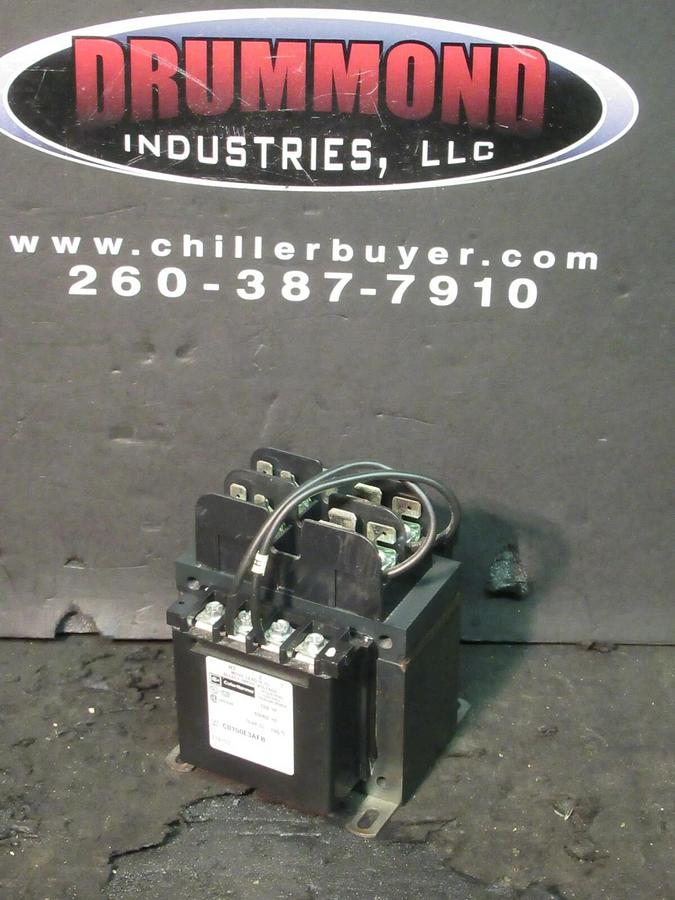 Used 0.015 KVA (15 VA) CUTLER HAMMER CONTROL TRANSFORMER 277/208 V 120 V C0150E3AFB