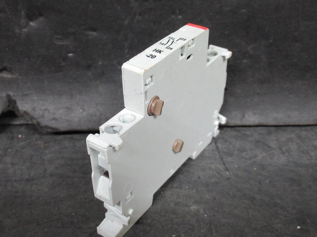 Used ABB AUXILLIARY CONTACT HK-20 400 VOLT 6 AMP **WARRANTY INCLUDED**