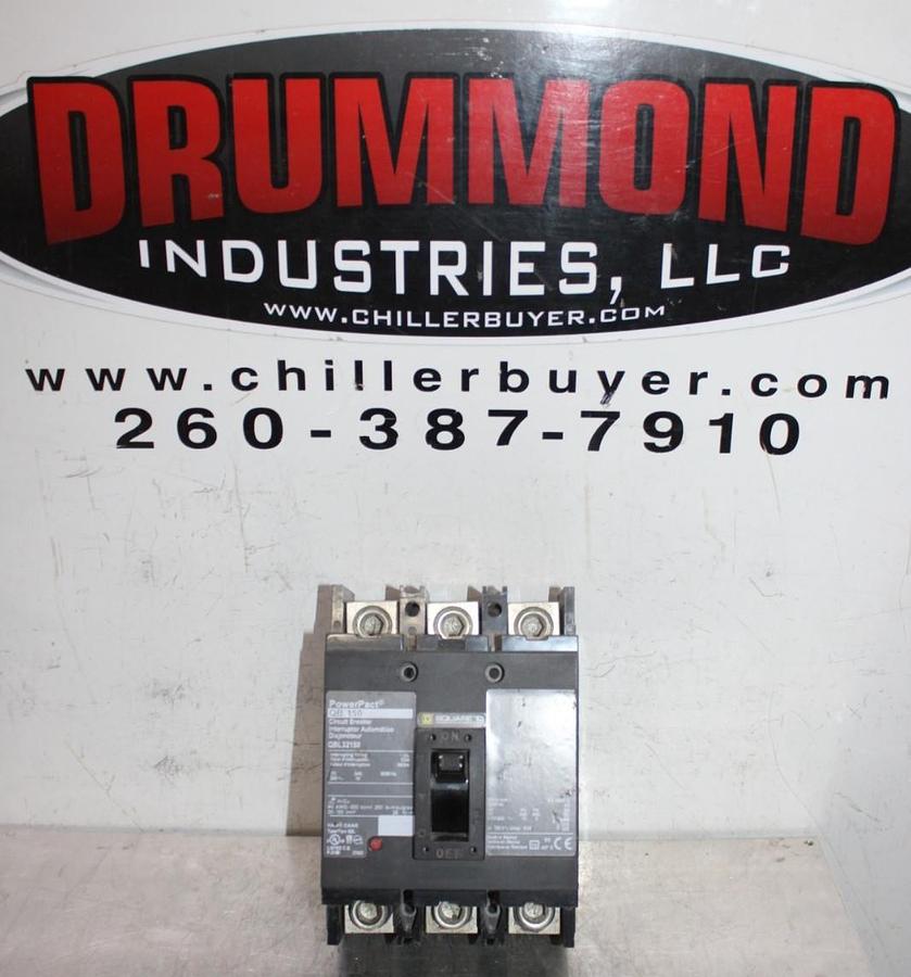Used SQUARE D POWERPACT CIRCUIT BREAKER QBL32150 150 AMP 240 VAC 3-POLE *WARRANTY*