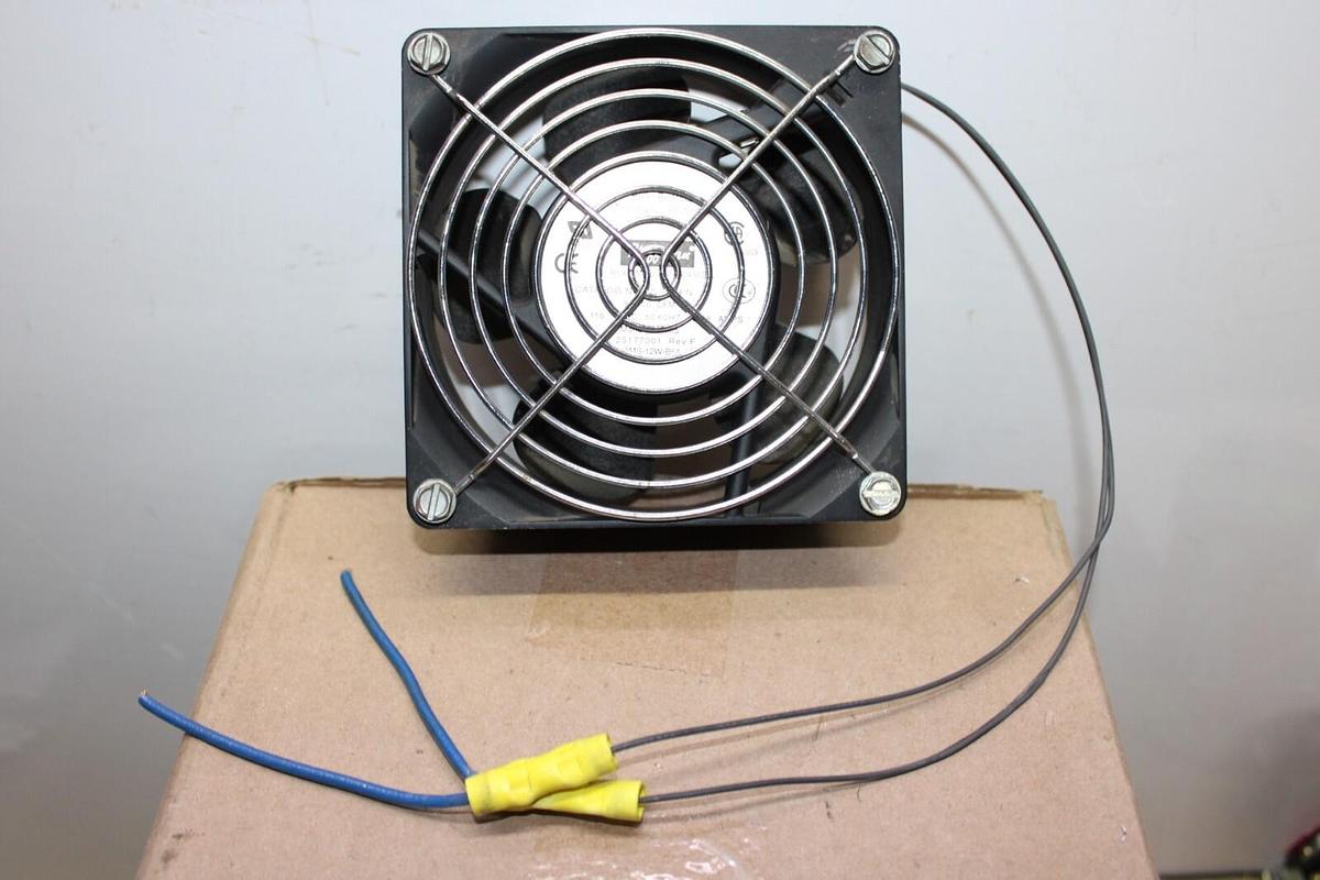 Used HOFFMAN COOLING FAN A-4AXFN 4715MS-12W-B5A-A01 85/100 CFM 115 VAC 0.2 AMP