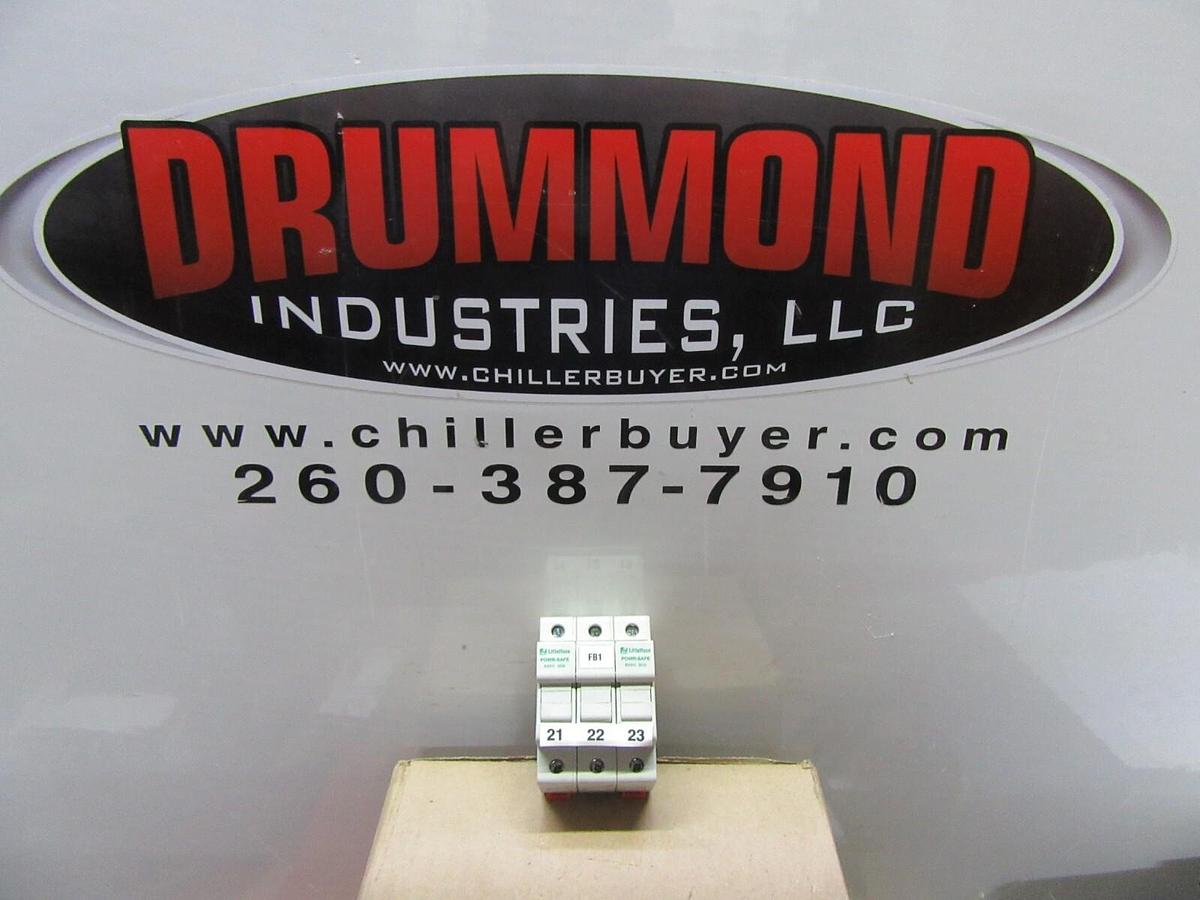 Used LITTELFUSE POWER-SAFE FUSE HOLDER LPSC-CH 600 VOLT 30 AMP 3-POLE **WARRANTY**