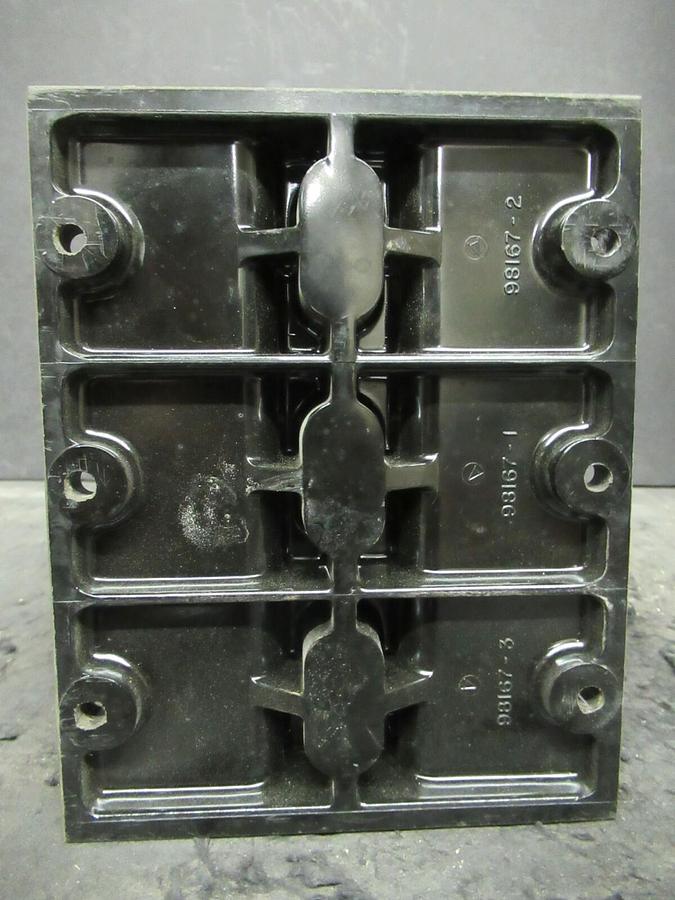 Used MARATHON 1443569 DISTRIBUTION LUG SET 380 AMP 500 MCM - 1/4-20 STUD 600 V 3 PH