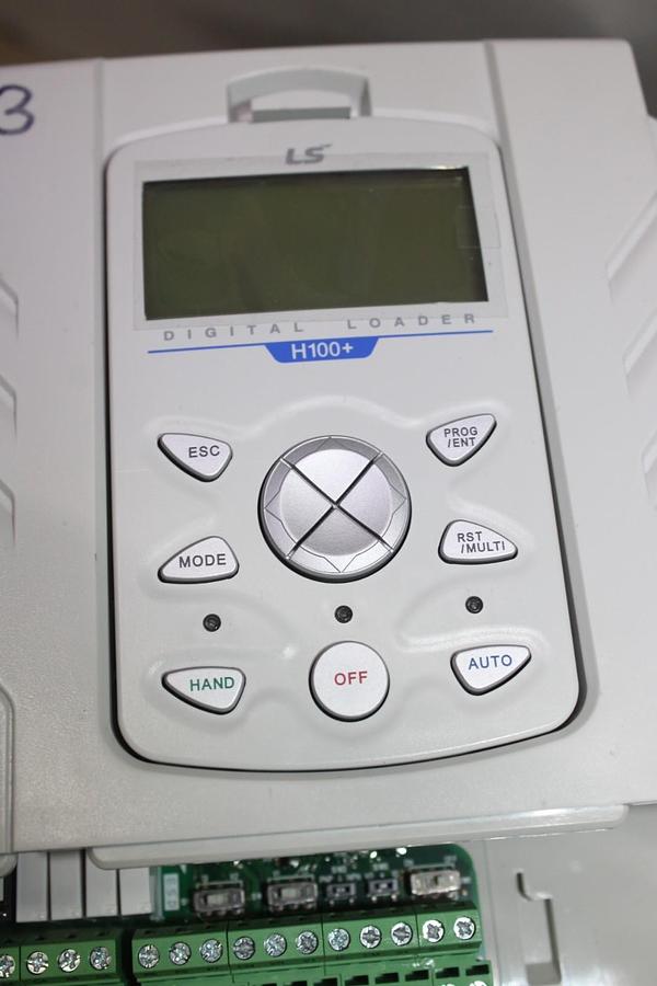 Used LS ELECTRIC VARIABLE SPEED DRIVE LSLV0075H100-4COFN(PLUS) 480V 17.5A 3-PHASE