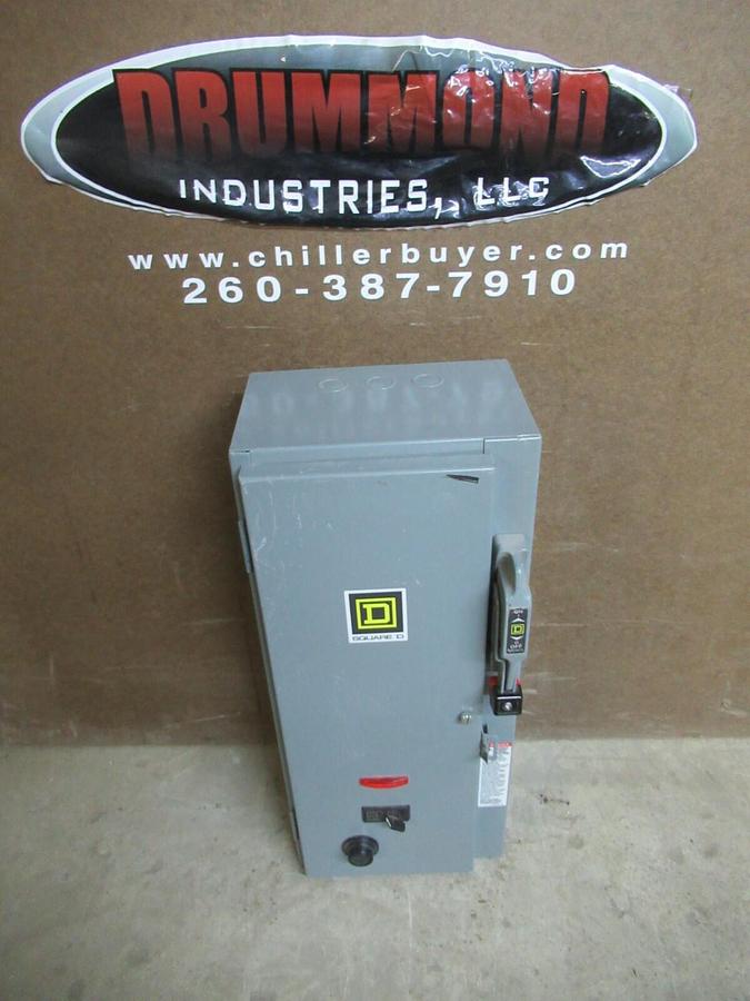 Used SQUARE D COMBINATION STARTER 8538SBG33C81CFF4P1TX11 TYPE 1 30 AMP 600 VAC 5 HP