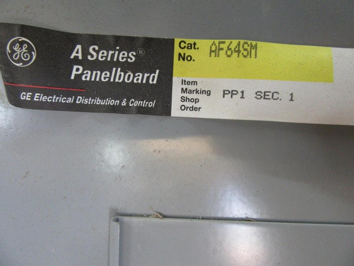 Used GE SERVICE PANEL AQF3424MBX AB64B 400 AMP 208/120 VOLT 3-PHASE 4-WIRE