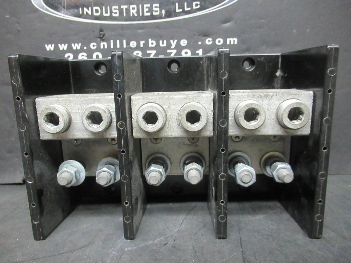 Used MARATHON DISTRIBUTION BLOCK 1453599 600 VOLT 380 AMP COPPER 310 AMP ALUMINIUM