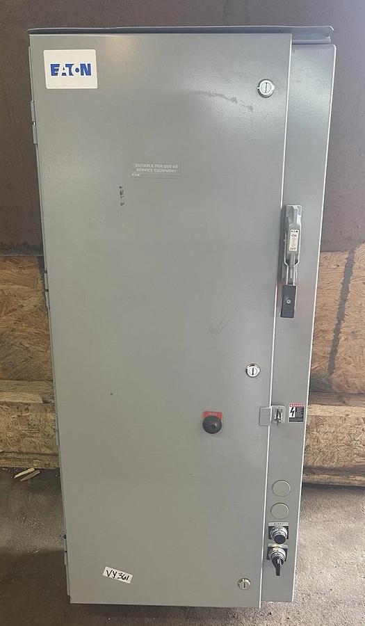 Used NEW SURPLUS EATON NEMA 3R COMBO STARTER ECN5442CAJ R63/F SIZE 4 STARTER