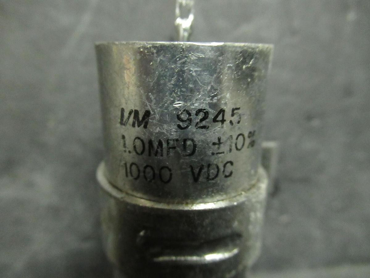 Used I/M SPEC 9245 ALUMINUM CASED CAPACITOR 1 uF 1.0 MFD 1000 VDC 15839 120525-006