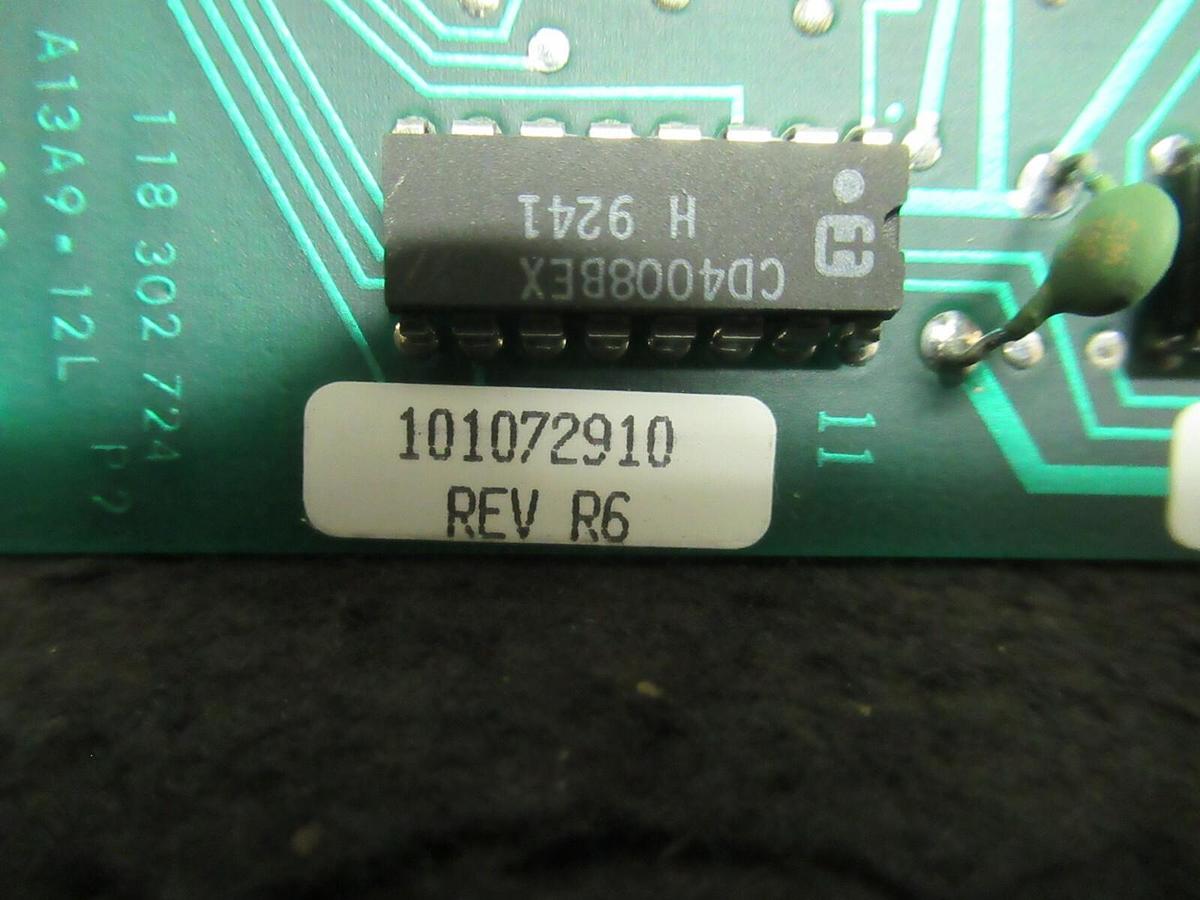 Used EXIDE A13A9-12L G.T. & SYNC OSC BOARD MODULE 118302724 REV P2 101072910 REV R6
