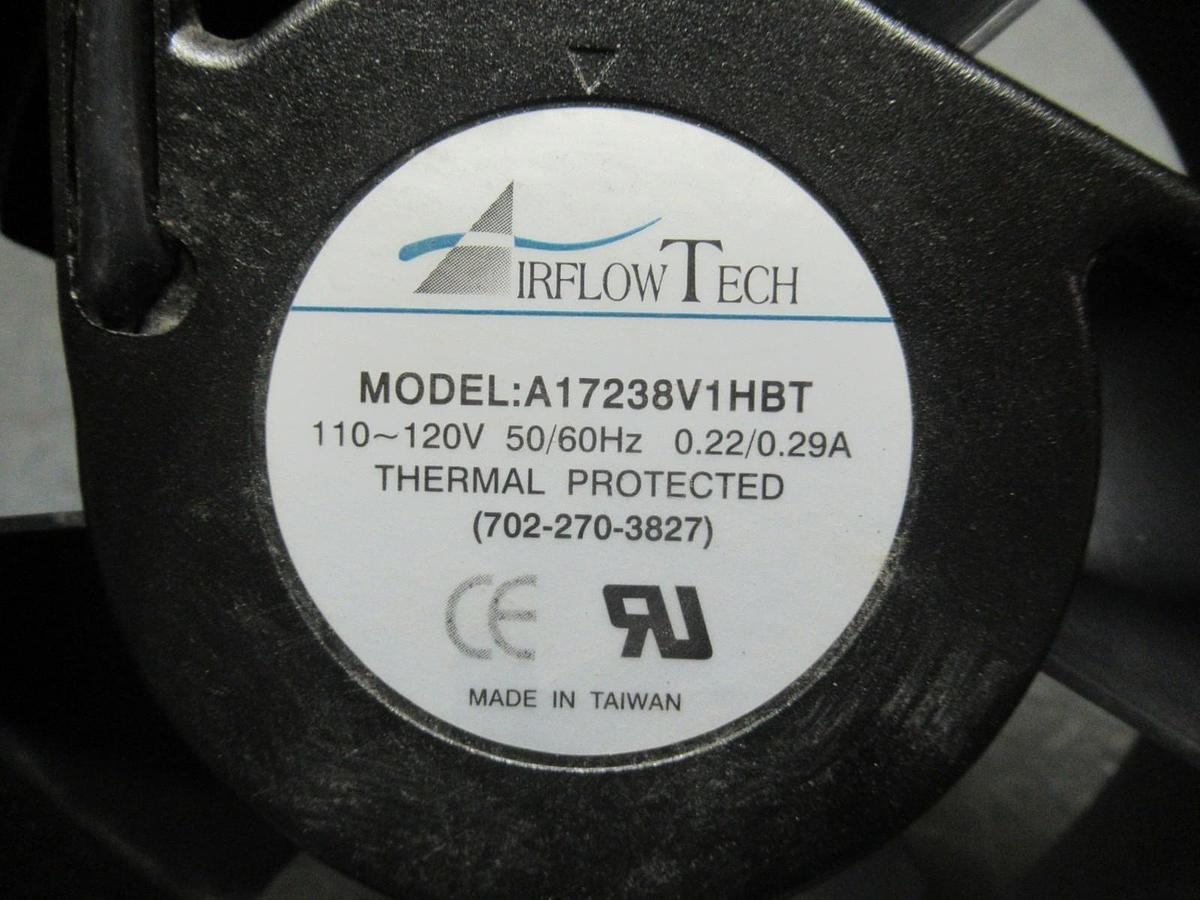 Used AIRFLOW TECH A17238V1HBT 110/120V 50/60HZ 0.22/0.29A **WARRANTY INCLUDED**
