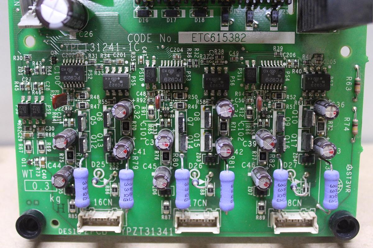 Used YASKAWA STACKED VFD CONTROL CIRCUIT BOARDS YPLT31002-1C MS0062PS09684