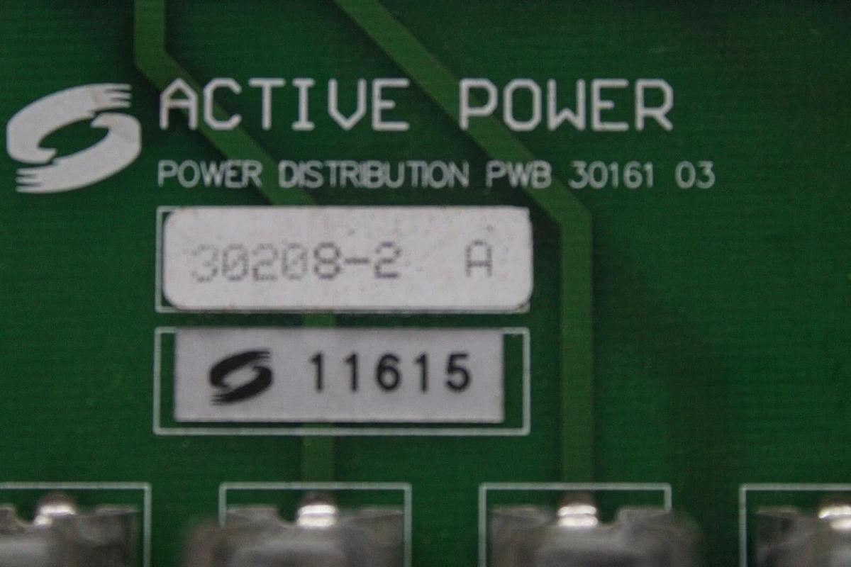 Used ACTIVE POWER POWER DISTRIBUTION BOARD 30161-03 30208-2 REV. A **WARRANTY**