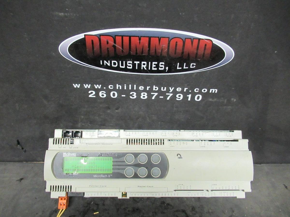 Used MCQUAY CAREL 2005 MICROTECH II VER. AGSD30101D MODEL: PCO2MQ3BM0 REV. 1.510