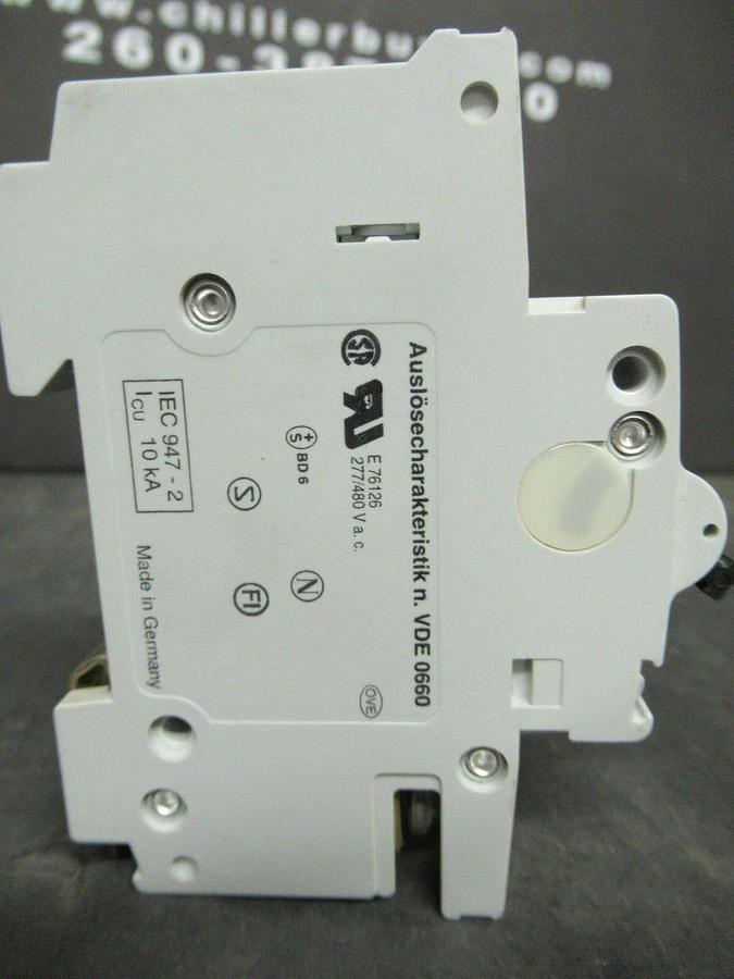 Used 20 AMP ABB BREAKER S271-K20 277/480 VAC 1 POLE 230/400 VAC **WARRANTY INCLUDED**