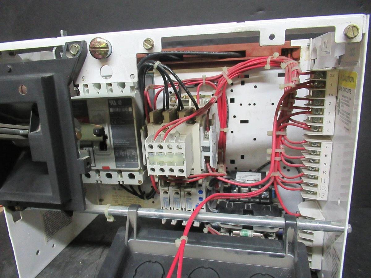 Used CUTLER HAMMER MOTOR STARTER CONTROL BUCKET MODEL: 2100 12" NEMA SIZE 1 7 AMP