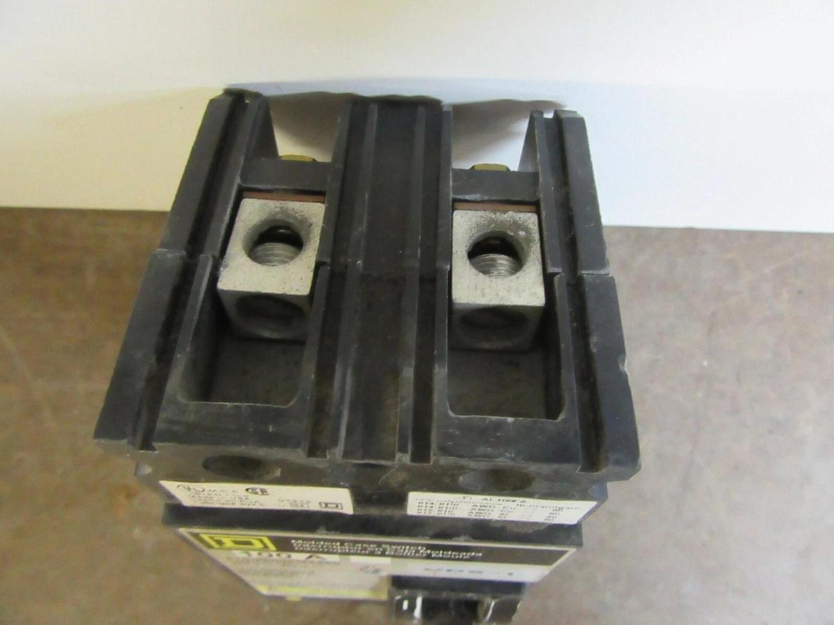 Used SQUARE D CIRCUIT BREAKER FHL26000M4200 100 AMP 600 VAC 2-POLE **WARRANTY**
