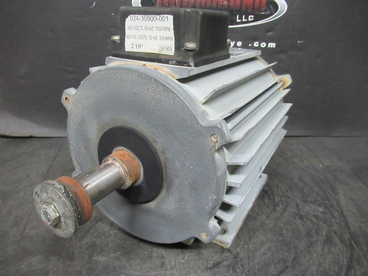 Used A.O. SMITH CENTURY AC MOTOR F-391909-61 3-PHASE 2 HP 460V 4A 1.15 SF 1155 RPM