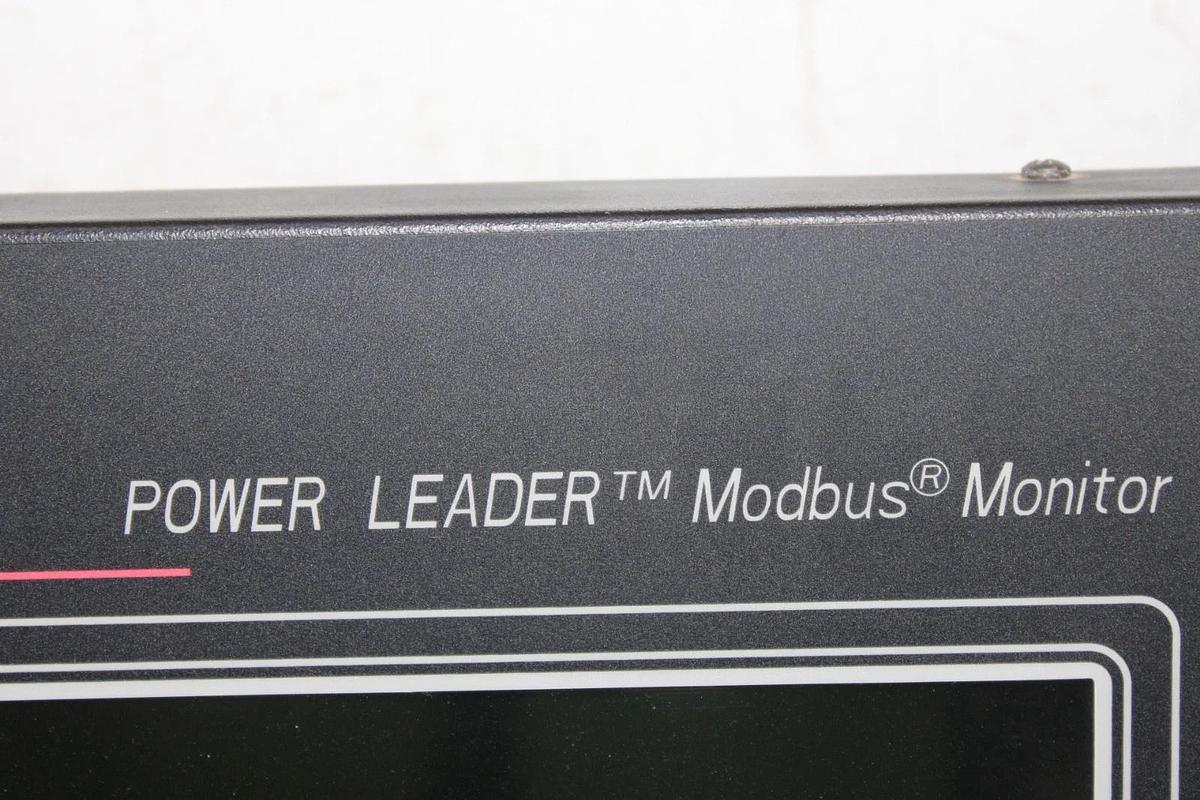 Used GENERAL ELECTRIC POWER LEADER MODBUS MONITOR PLMNTR2 240 VAC 4 AMP TYPE 12