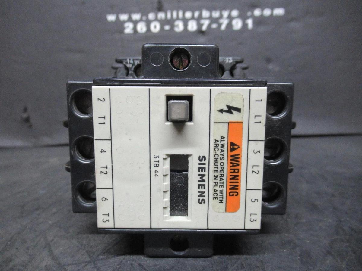 Used SIEMENS CONTACTOR CDB48*3 600 VAC 45 AMP 110/120 V COIL **WARRANTY**